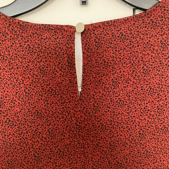 Womens Apt 9 Dress; Red w/Black Specks; Size Small; NEW WITH TAGS - NEVER WORN - Picture 4 of 6